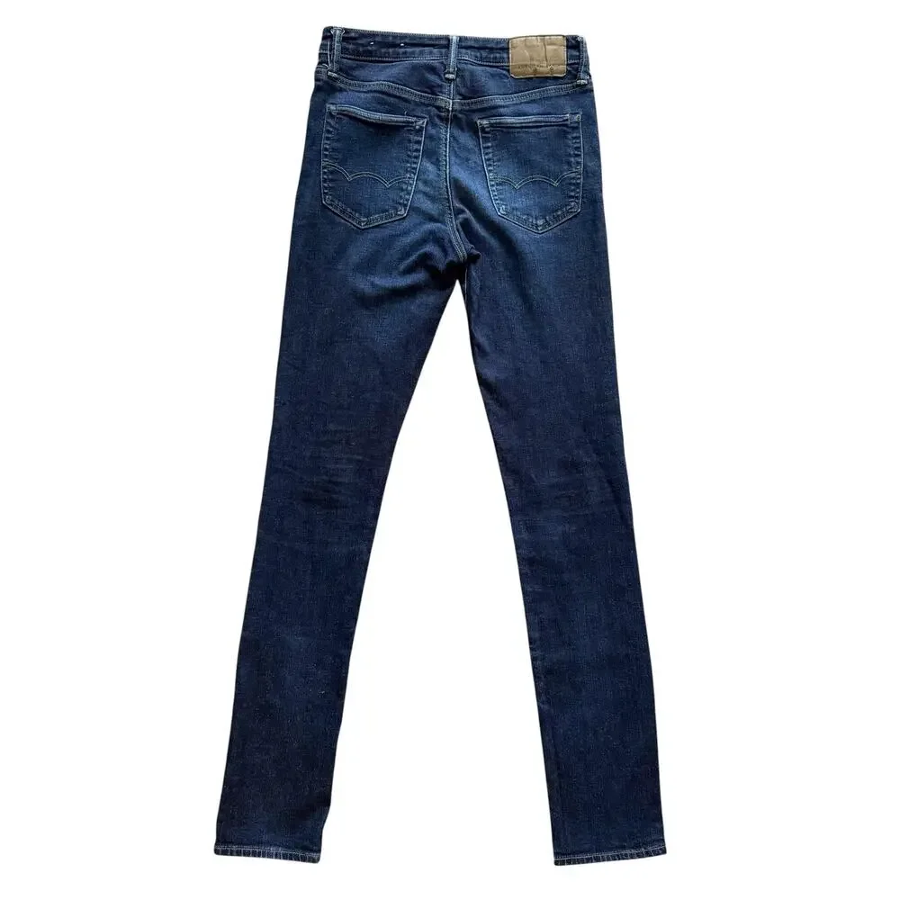 American Eagle Outfitters Men's Straight Jeans - Dark Blue - Picture 9 of 15